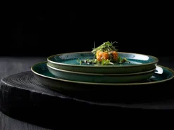 Ontbijtbord Bitz Gastro Green / Green 21 cm (Set van 6)