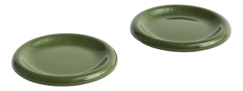 HAY Ontbijtbord Barro Green 18 cm (Set van 2)