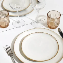 Salt & Pepper Ontbijtbord Artisan White 21 cm (Set van 4) Online