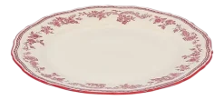 Salt & Pepper Ontbijtbord Cyril Burgundy Ivory / Burgundy 21 cm (Set van 4) Online