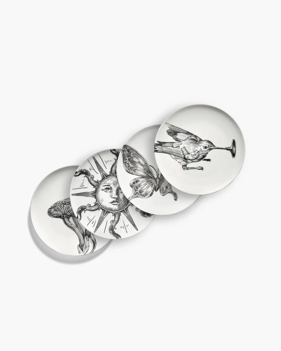 Ontbijtbord Serax Butterfly Unity White 12 cm