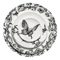 Ontbijtbord Serax Butterfly Unity White 12 cm
