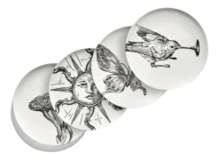 Ontbijtbord Serax Butterfly Unity White 12 cm