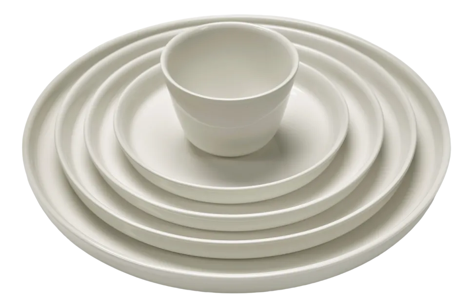 Ontbijtbord Serax Cena by Vincent Van Duysen High Ivory 18 cm