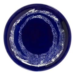 Ontbijtbord Serax Feast Tableware By Ottolenghi Dark Blue Dots White S 19 cm