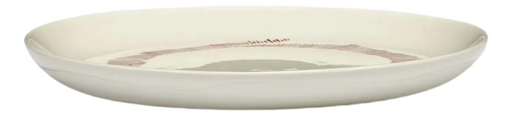 Serax Ontbijtbord Feast Tableware By Ottolenghi White Stripes Red S 19 cm