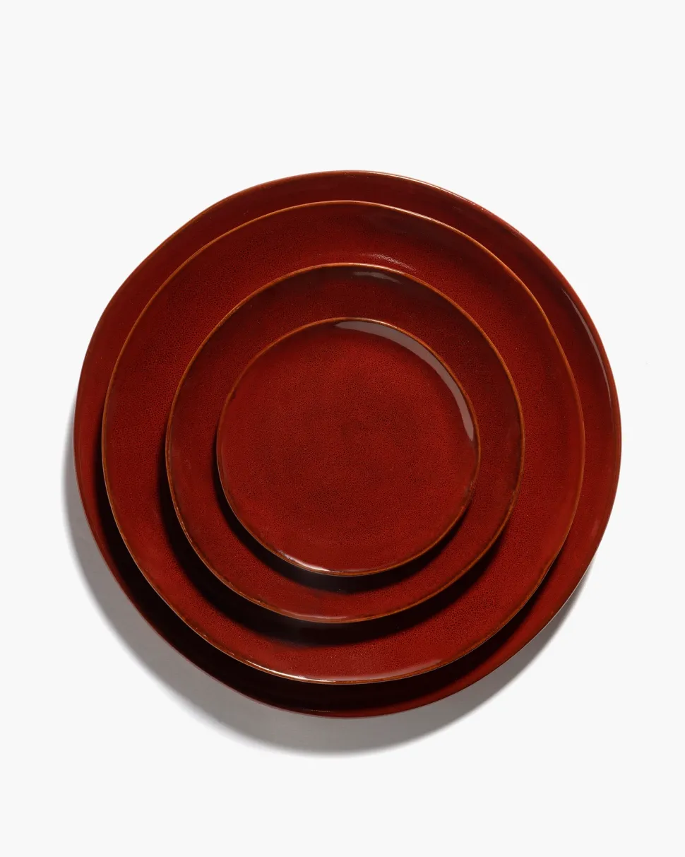 Serax Ontbijtbord La Mère Tableware By Marie Michielssen Off White Black M 20 cm