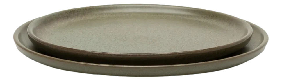 Ontbijtbord Serax Surface Tableware By Sergio Herman Camo Green 21 x 21 x 1,5 cm
