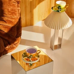 Urban Nature Culture Ontbijtbord Good Morning Floral Art Multi Co / Gold 17 cm Outlet