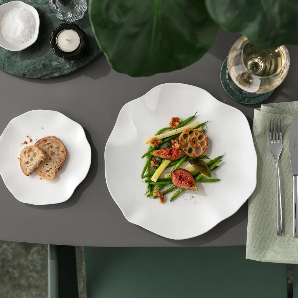 Villeroy & Boch Ontbijtbord Pura Wit Ø17 cm (Set van 6) Outlet