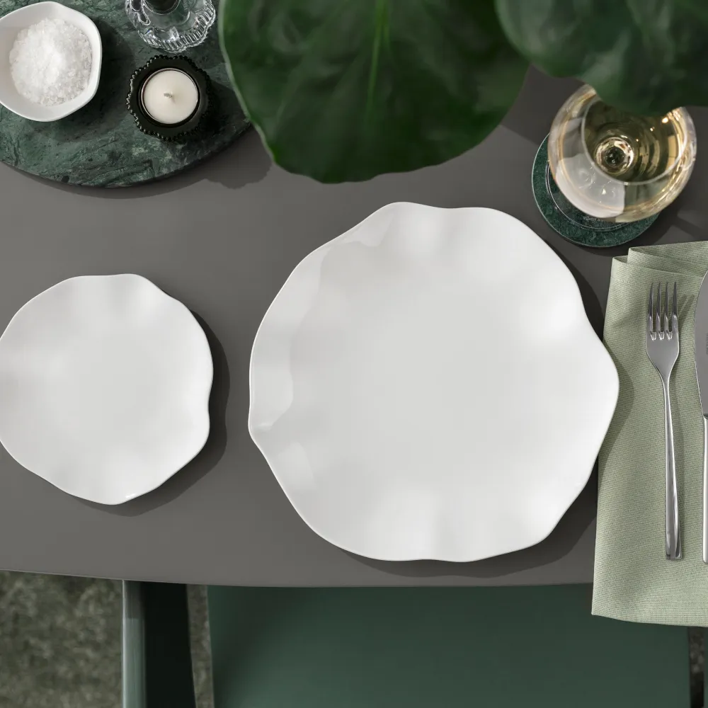 Villeroy & Boch Ontbijtbord Pura Wit Ø17 cm (Set van 6) Outlet