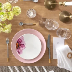 Ontbijtbord Villeroy & Boch Rose Garden Coupe 21 cm (6-Delig)