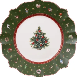 Villeroy & Boch Ontbijtbord Toy's Delight Groen 24 cm (Set van 6) New