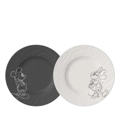 Villeroy & Boch Ontbijt-/ Dessertbord Manufacture Rock Mickey Mouse Multi Ø21,7 cm (2-delig) Online