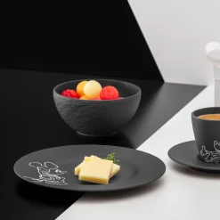 Villeroy & Boch Ontbijt-/ Dessertbord Manufacture Rock Mickey Mouse Multi Ø21,7 cm (2-delig) Online