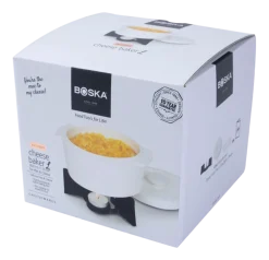 Boska Ovenschaal Cheese Baker L White / Black 800 ml