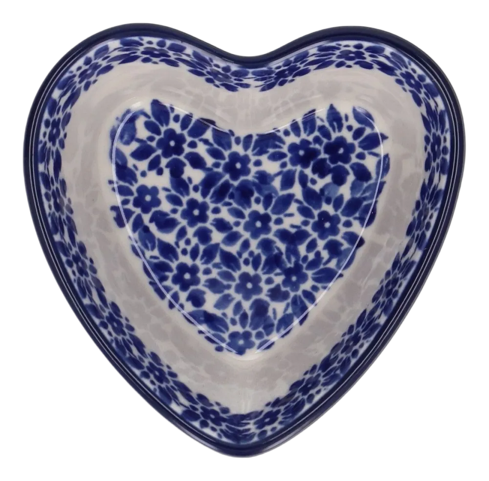Bunzlau Castle Ovenschaal Hart Indigo (160 ml) Hot