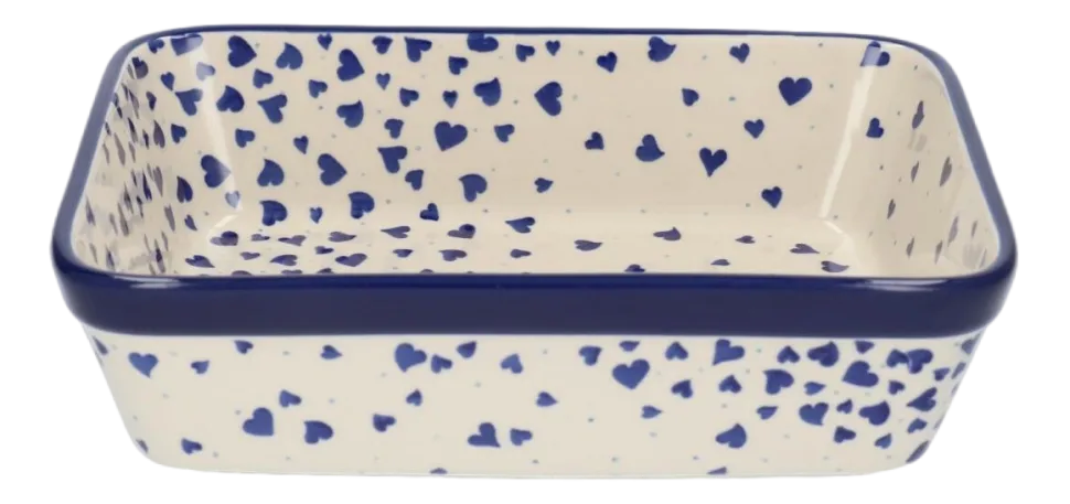 Ovenschaal Bunzlau Castle Hearts Rectangular 24 x 19 cm