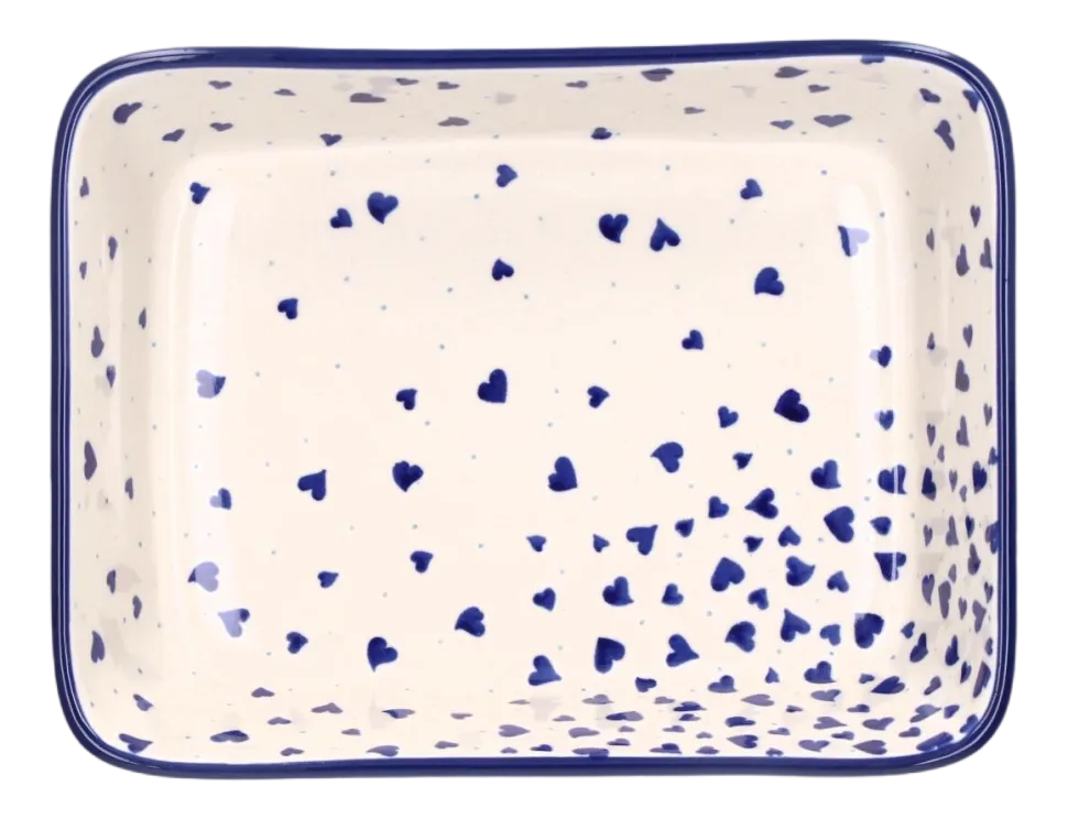 Ovenschaal Bunzlau Castle Hearts Rectangular 24 x 19 cm