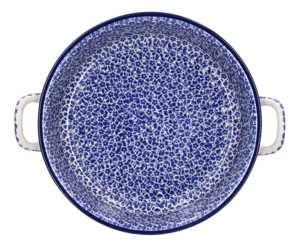 Ovenschaal Bunzlau Castle Rond Indigo (Ø 23 cm)