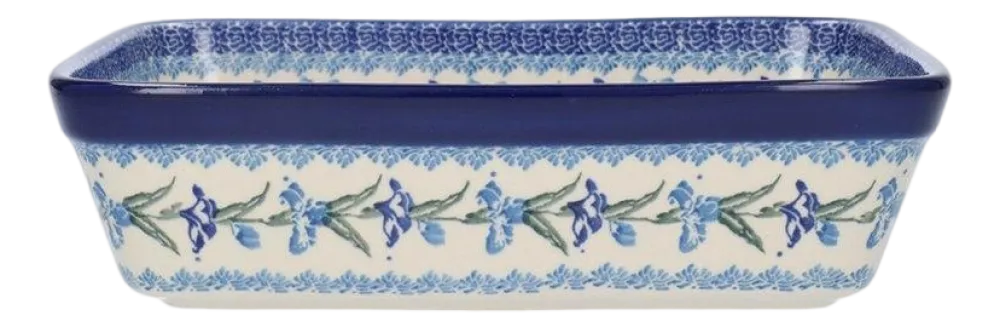 Bunzlau Castle Ovenschaal Van Gogh Museum Irises Rectangular 24 x 19 cm Clearance