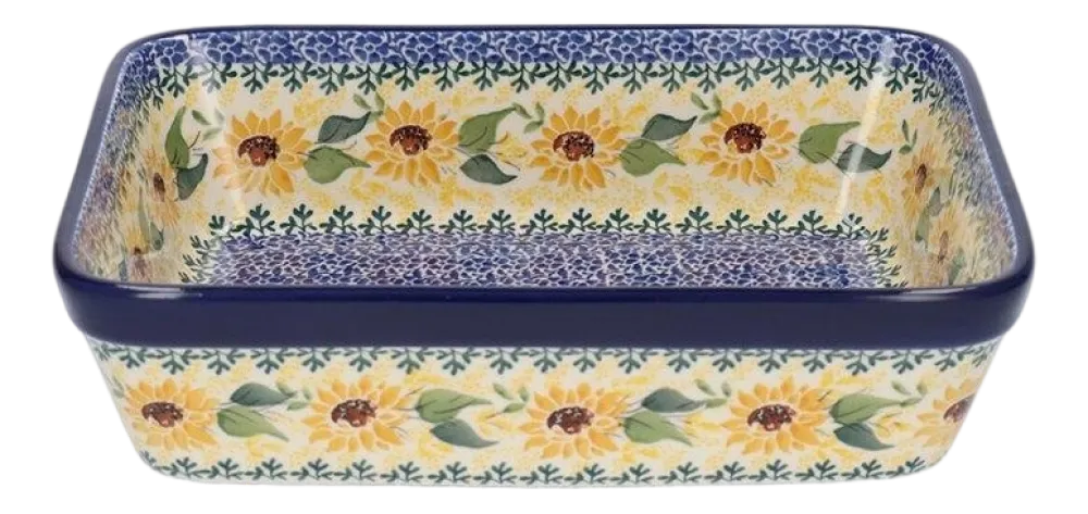 Bunzlau Castle Ovenschaal Van Gogh Museum Sunflowers Rectangular 24 x 19 cm Outlet