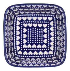 Bunzlau Castle Ovenschaal Vierkant Blue Valentine (20 x 20 cm) Clearance