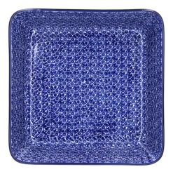 Bunzlau Castle Ovenschaal Vierkant Indigo (27 x 27 cm) Discount