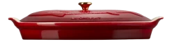 Ovenschaal Le Creuset Heritage Vis Kersenrood 34 cm