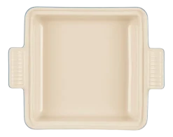 Le Creuset Ovenschaal Heritage Vierkant met Deksel Azure 23 New