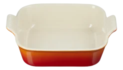 Le Creuset Ovenschaal Heritage Vierkant Oranjerood 23 cm New