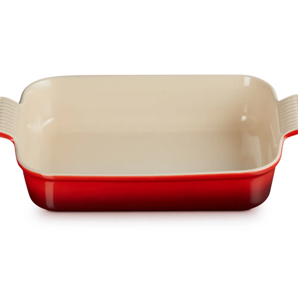 Le Creuset Ovenschaal Rechthoek Kersenrood 32 x 24 cm Outlet