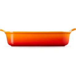 Le Creuset Ovenschaal Rechthoek Oranjerood 32 x 24 cm New