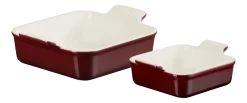 Ovenschaal Le Creuset Vierkant Garnet 13 + 20 cm (2-Delig)