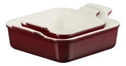 Ovenschaal Le Creuset Vierkant Garnet 13 + 20 cm (2-Delig)