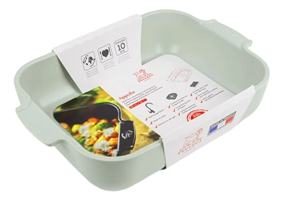 Ovenschaal Peugeot Appolia Rechthoeking Saliegroen 32 cm
