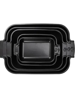 Peugeot Ovenschaal Appolia Rechthoekig Satijnzwart 36 cm