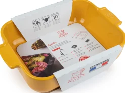 Ovenschaal Peugeot Appolia Rechthoekig Saffraangeel 20 cm