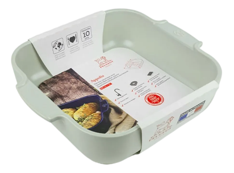 Ovenschaal Peugeot Appolia Vierkant Saliegroen 28 cm