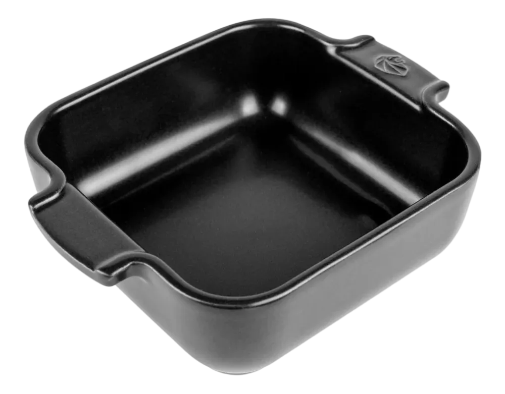 Peugeot Ovenschaal Appolia Vierkant Satijnzwart 18 cm Hot