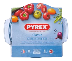 Pyrex Ovenschaal Classic Rond Transparant 4,9 L