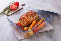 Ovenschaal Pyrex Cook & Freeze Rechthoek met Deksel 1,5 / 2,6 L (2-Delig)