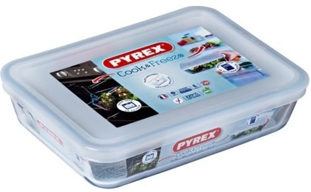Pyrex Ovenschaal Cook & Freeze Rechthoek Transparant 19 x 14 cm