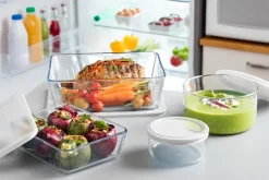 Pyrex Ovenschaal Cook & Freeze Transparant Wit (4-delig) Hot