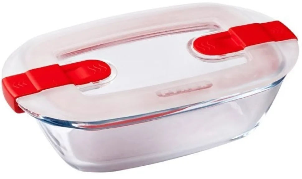Ovenschaal Pyrex Cook & Heat Rechthoek Transparant 17 x 10 cm