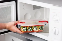 Ovenschaal Pyrex Cook & Heat Rechthoek Transparant 28 x 20 cm