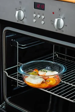 Ovenschaal Pyrex Cook & Heat Rond met Deksel 1,1 L (Set van 3)