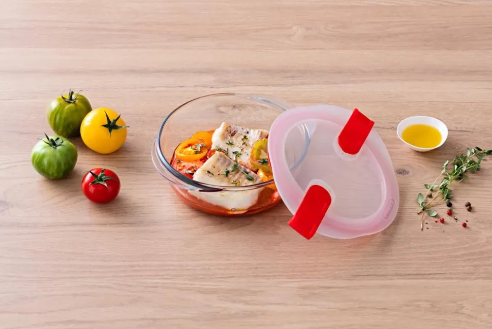 Pyrex Ovenschaal Cook & Heat Rond Transparant 26 x 23 cm Sale
