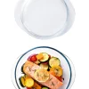 Ovenschaal Pyrex Essentials Rond met Deksel 1 L