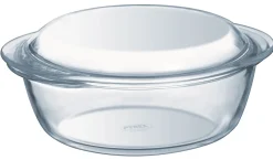 Ovenschaal Pyrex Essentials Rond met Deksel 1 L